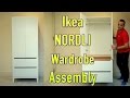 IKEA Wardrobe NORDLI White assembly