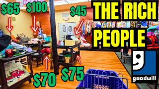 WHAT DO THE WEALTHY DONATE TO THRIFT STORES?
