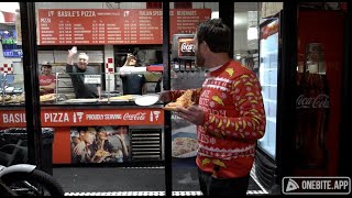 Barstool Pizza Review - Basile's Pizza (Hoboken,NJ) Presented By Frank's RedHot