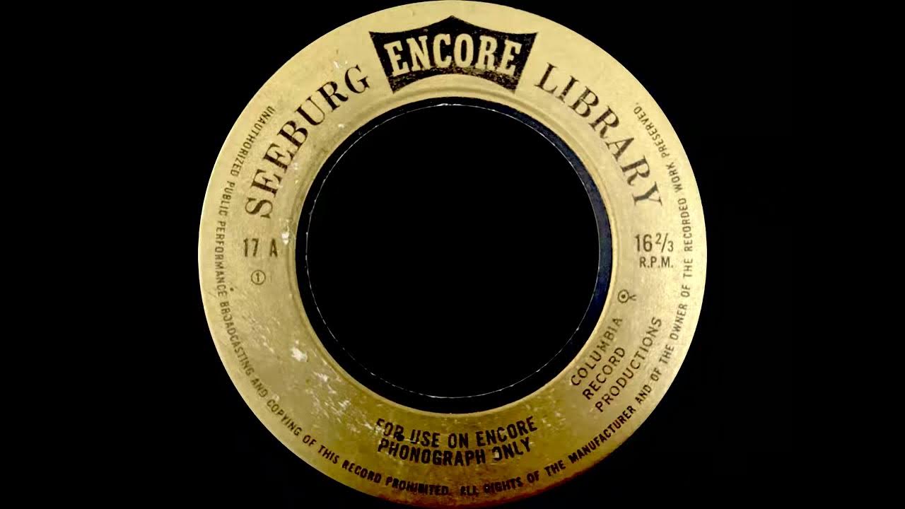 Seeburg 1000 Encore Library 17 (1963) YouTube