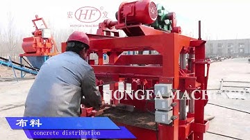 QTJ4-40B2 block making machine from Shandong Hongfa