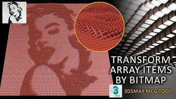 Bitmap Transform Array items (3dsmax tool)
