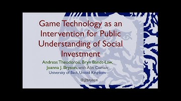 IEEE CoG 2019 - Day 4 - Session: Serious Games 2