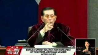 Enrile orders to have Aguirre cited in contempt