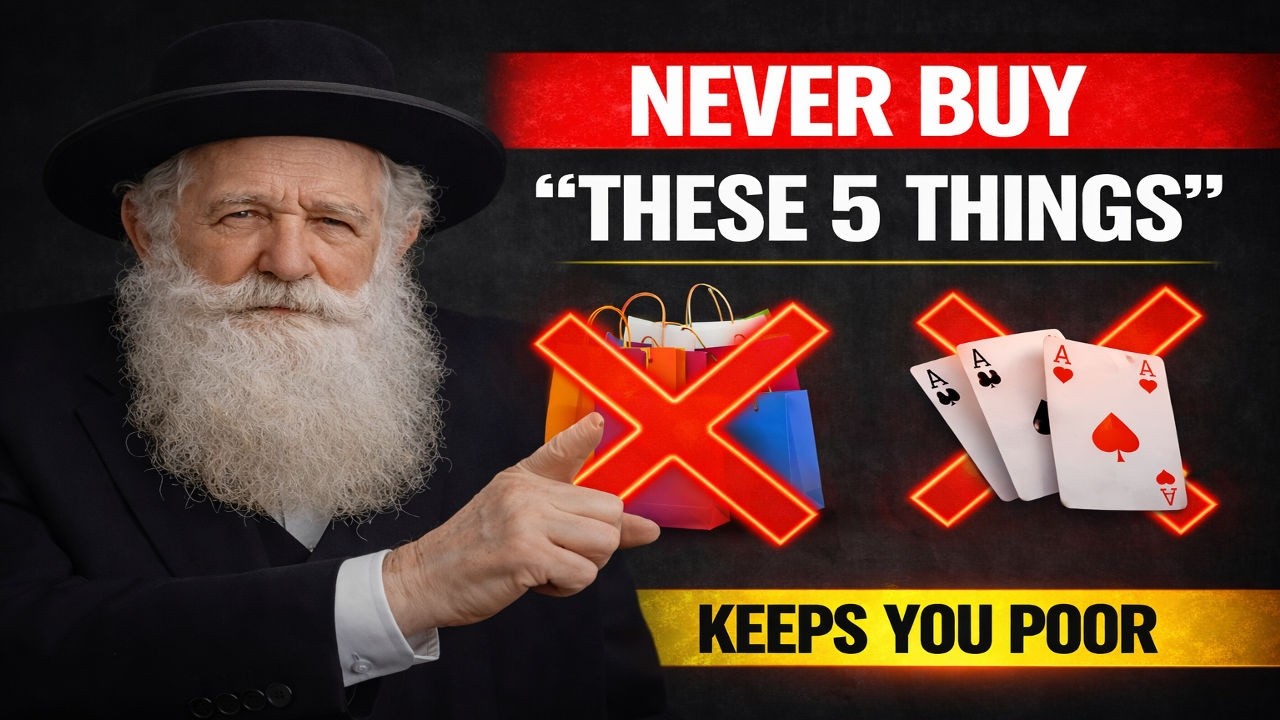 Never Buy These 5 Things | Rabbi's Warning (You'll Stay POOR Forever)