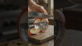 Cutting a Glass Apple 🍎✨ | Satisfying ASMR Crystal Slice #shorts #subscribe #views #smallcreator