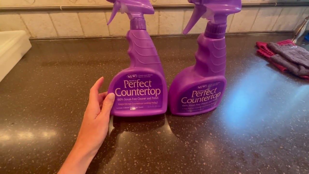 HOPE'S Perfect Countertop Cleaner and Polish 22-Ounce, Streak-Free Multi-Surface Cleaning Spray