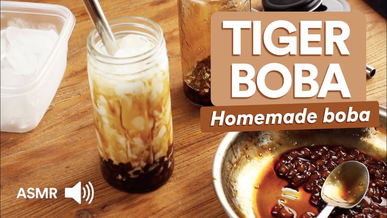 How to make tiger boba from scratch ASMR YouTube