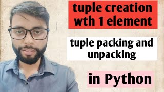 Tuple creation with one element and Without Using Parenthesis