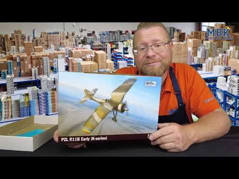 Video: IBG Models 72552 PZL P.11B raná verze (série K) (1/72)