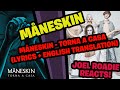 Måneskin - Torna a casa (Lyrics   English Translation) - Roadie Reacts