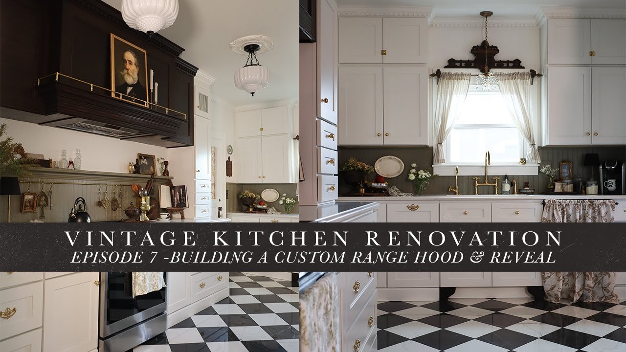 Our DREAM Kitchen REVEAL!! // Building a Custom Range Hood & Decorating