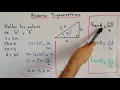 Ejercicio de Razones Trigonométricas - Trigonometría
