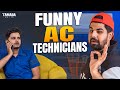 Funny ac technicians  hyderabadi comedy  azhar n ali