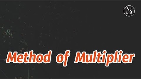 Lec-9 :(Method-II)Method Of Multiplier | Lagranges Equ | Partial Differential Equation |Mathematics3