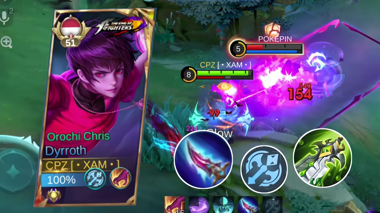 TOP 1 GLOBAL DYRROTH BEST BURST DAMAGE HACK BUILD FOR 2025 (must try)  BUILD TOP 1 GLOBAL DYRROTH