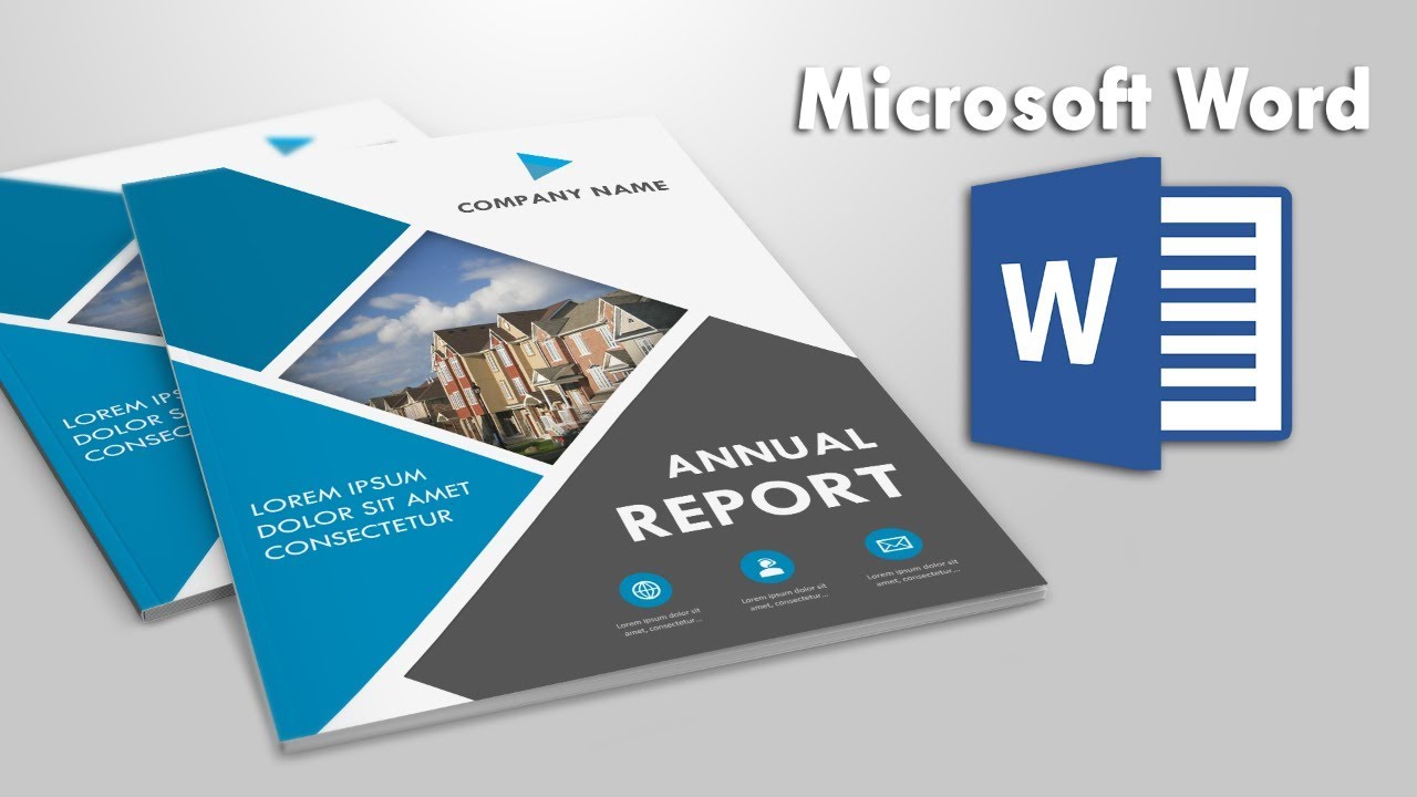 Business Report Cover Page Design Template in MS Word #21 + Free Within Report Front Page Template