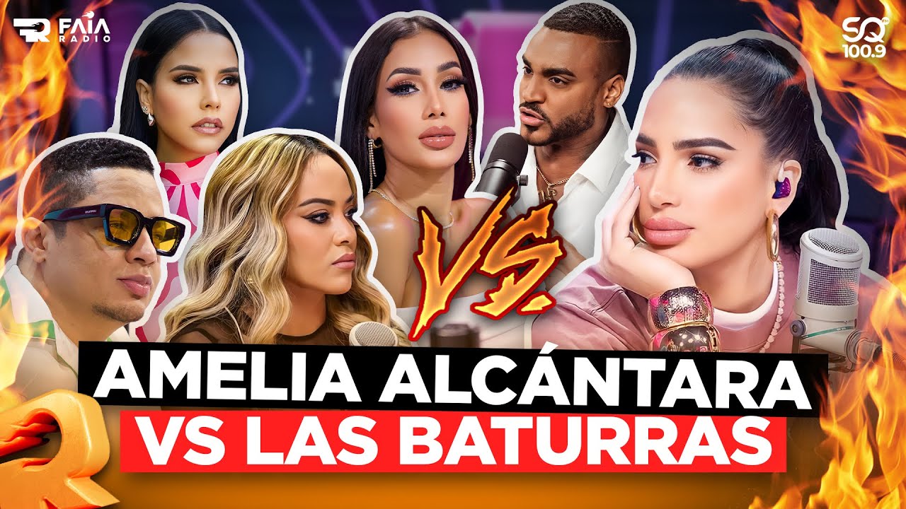 AMELIA ALCÁNTARA CON UN PIE FUERA DEL EDIFICIO ROJO - FAIA RADIO