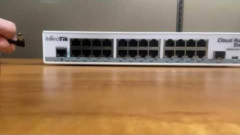 How to factory reset a MikroTik Cloud Router