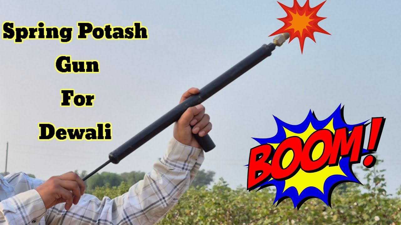 Spring wale Gandhak potash Gun / dewali Gandhak potash gun / how to ...