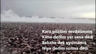 Kara Gözlüm Ölesim Var Karaoke Şenol Saki̇n