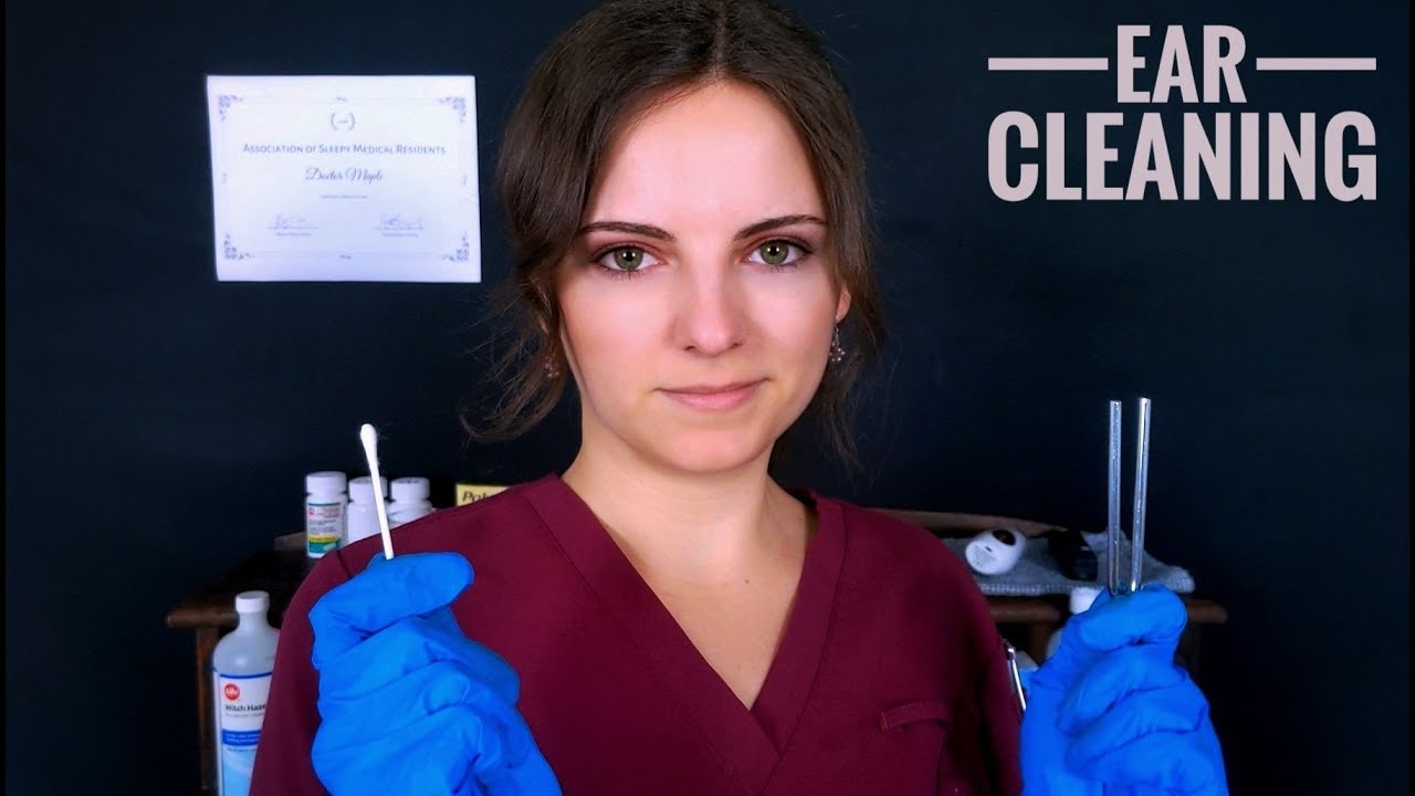Medical Roleplay ASMR Ear Exam and Ear Cleaning 👂 (Layered Sounds