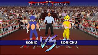 OCWF S1484 Sonic VS Sonichu OCWF S1484 Sonic VS Sonichu
