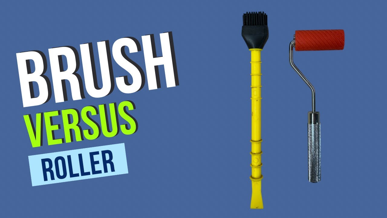 Glue brush or glue roller? 