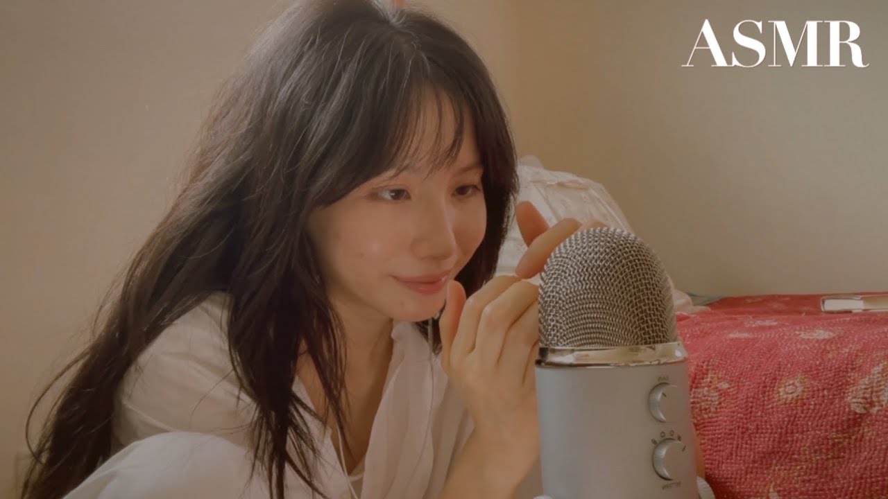 ASMR｜Hand Sounds & Mic Scratching - 耳かきと囁き