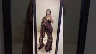 Check this beautiful saree❤️  | ✨AAINA✨| Lil Sparkle by Vaishali | Quality matters.