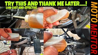 90 GEAR OIL BEST TRICK TO LUBE BIKE MOTORCYCLE AND PROTECT FROM RUSTING