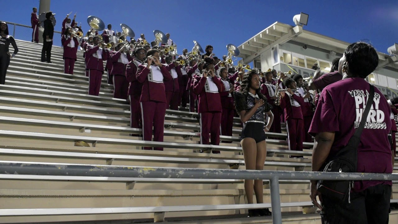 Miami Norland Marching Vikings | National Anthem | 2018 vs Miami Central