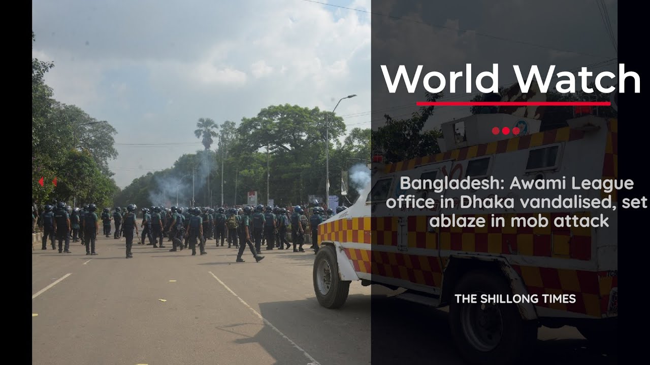 Bangladesh: Awami League office in Dhaka vandalised, set ablaze in mob attack