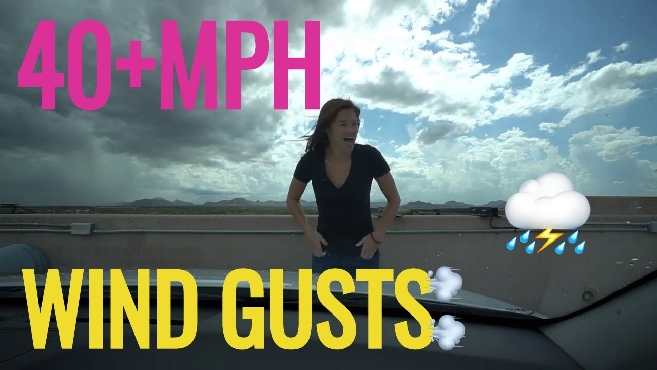 What 40 Mph Wind Gusts Look Like 💨 - Youtube