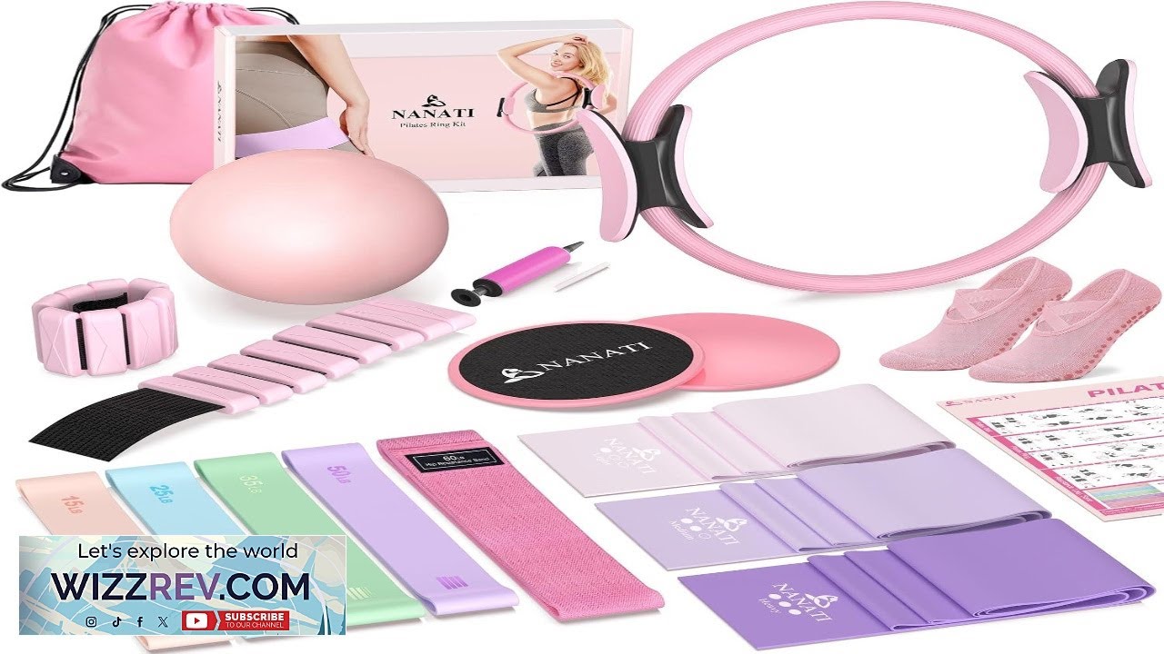 NANATI Pilates Kit Home Pilates Workout Kit for Women Pilates Equipment