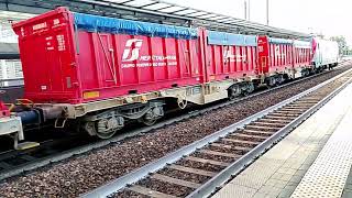 Mercitalia Rail vs Rock Trenitalia Tper che mi copre la partenza della 494 🇮🇹👍♥️😁🚆