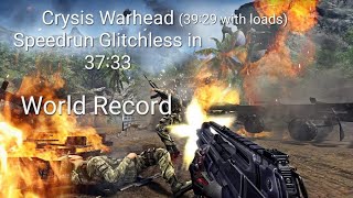 Crysis Warhead Speedrun Glitchless% in 37:33 (39:29 with loads)