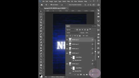 Neon Text Effect in Photoshop - Quick & Simple