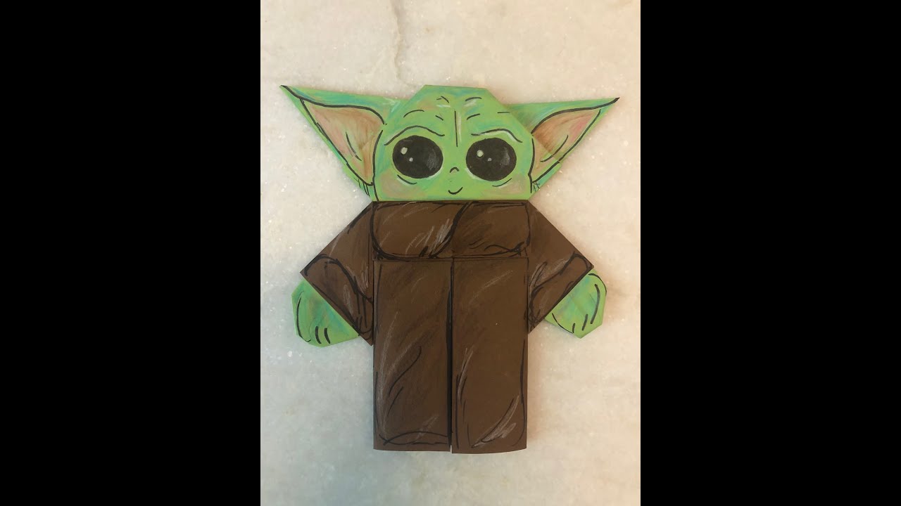 Origami Baby Yoda YouTube