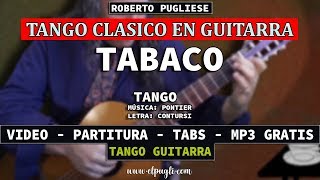 Tabaco - tango guitar - Roberto Pugliese - score online