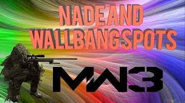 MW3 Nade and Wall Bang Spots Tutorial Seatown