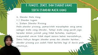 Bab 6 Ekonomi: Bank sentral, sistem pembayaran dan alat pembayaran. Maudy Fatimah X7 | SMAN 7 DEPOK