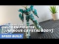 XingDong HG 1/144 Unicorn Fighter Luminous Cyrstal Body Speed Build