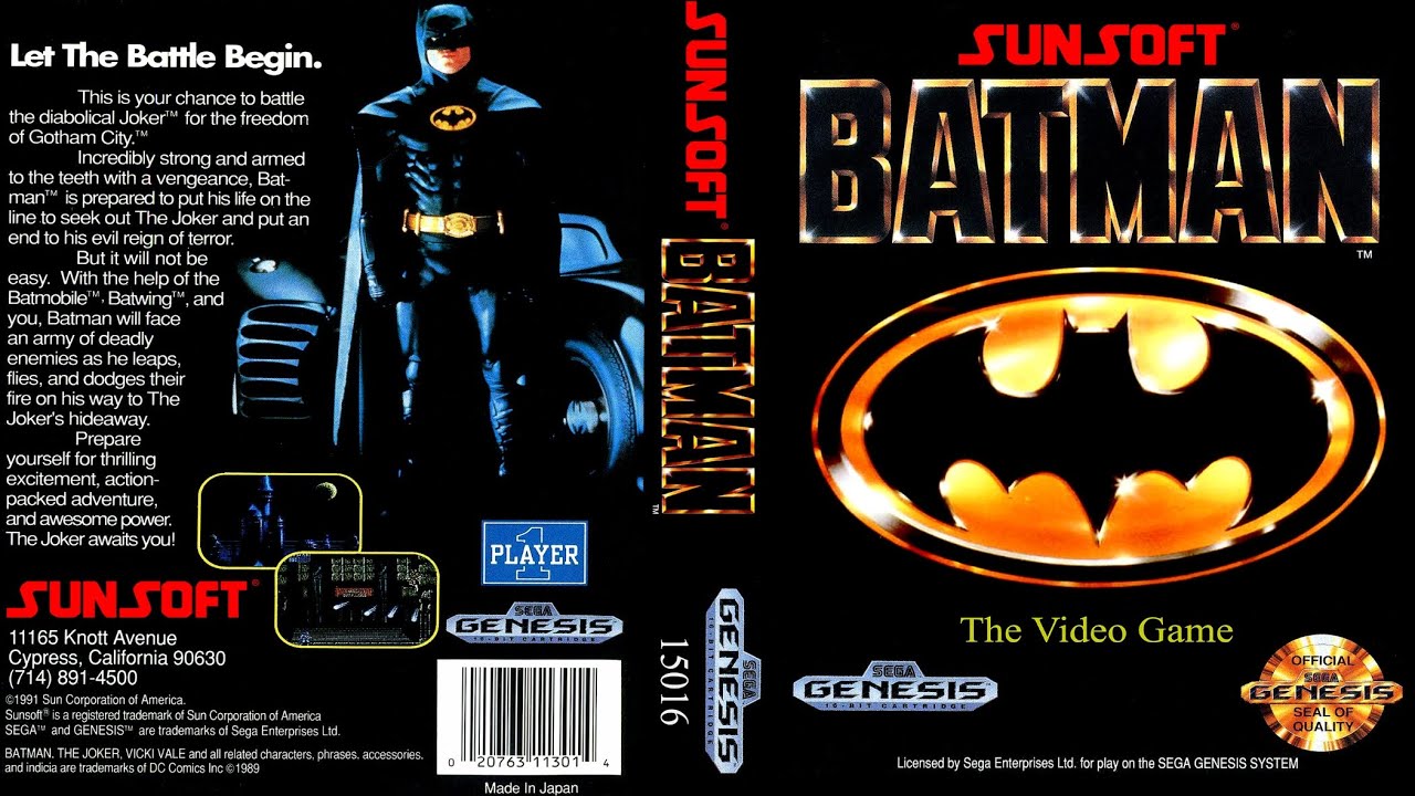 [Stage 2, Axis Chemical Factory] Batman (SEGA Mega Drive/Genesis Music)