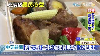 20201119中天新聞 站出來! 萊豬叩關 本土養豬戶「生存大戰」凱道集結