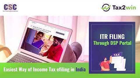 CSC से भरे ITR(Income Tax Return) मात्र 5 मिनट में