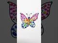 butterfly color drops| Titli easy color diy butterfly 🦋#viral #art #shorts  #titliudibusmeinchadi