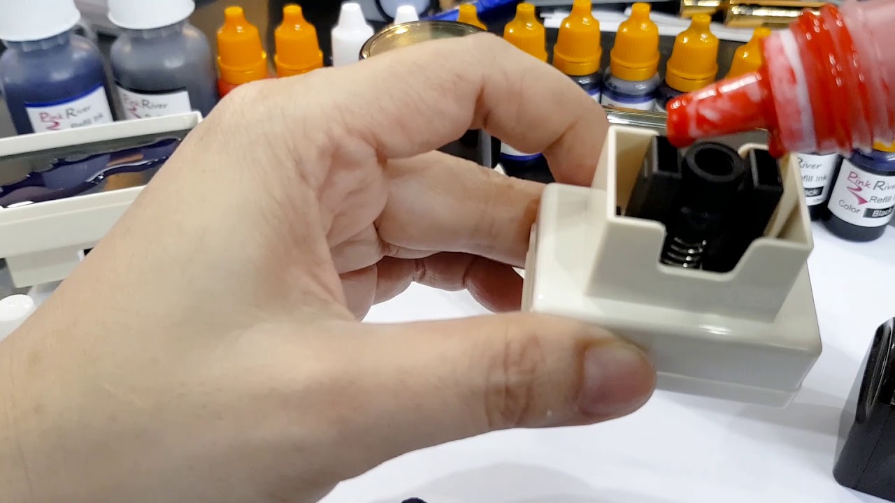 PS stamp refill ink YouTube