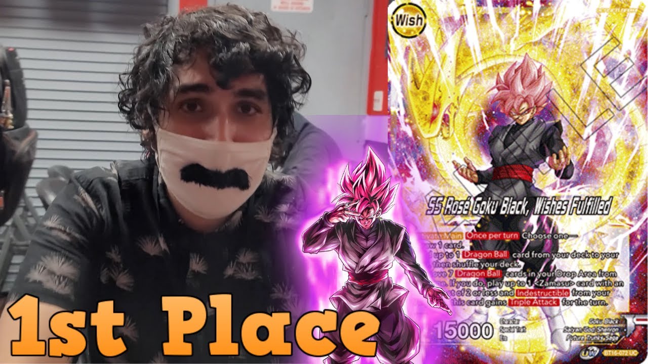 1ST PLACE GOKU BLACK DECK! Dragon Ball Super Card Game
