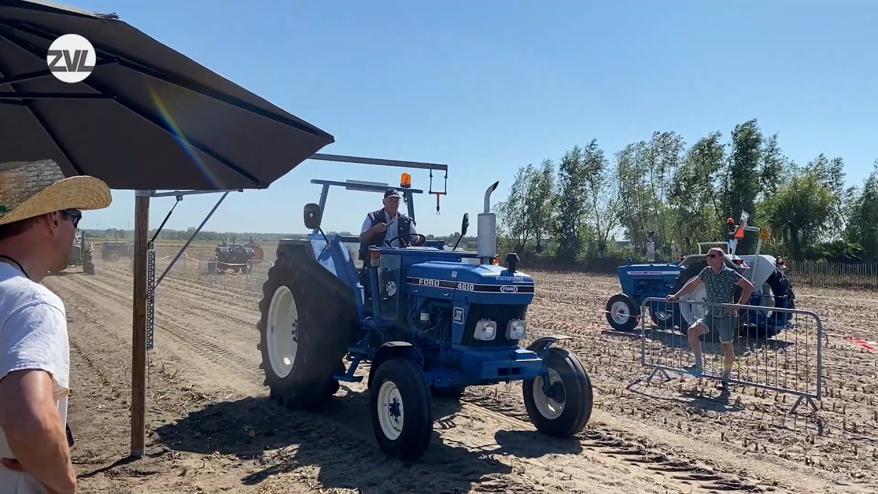 Ringrijden met trekkers in Heille | Omroep ZVL
